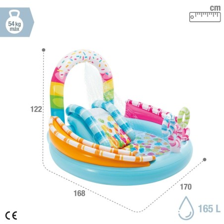 Piscina Gonfiabile per Bambini Intex Leccornie 165 L 170 x 122 x 168 cm (2 Unità)