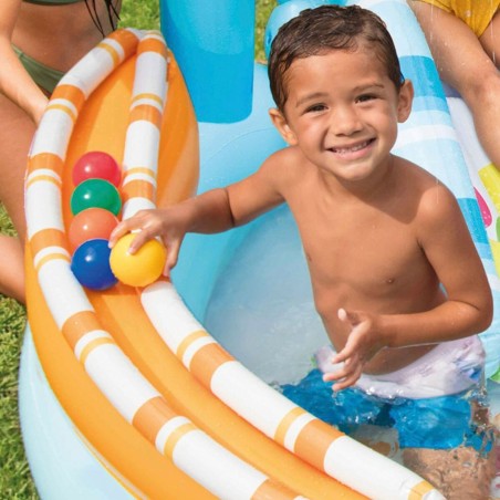 Piscina Gonfiabile per Bambini Intex Leccornie 165 L 170 x 122 x 168 cm (2 Unità)