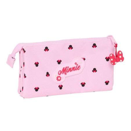 Portaoggetti Triplo Minnie Mouse Naive Rosa 22 x 12 x 3 cm