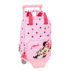 Trolley per la Scuola Minnie Mouse Naive Rosa 20 x 28 x 8 cm