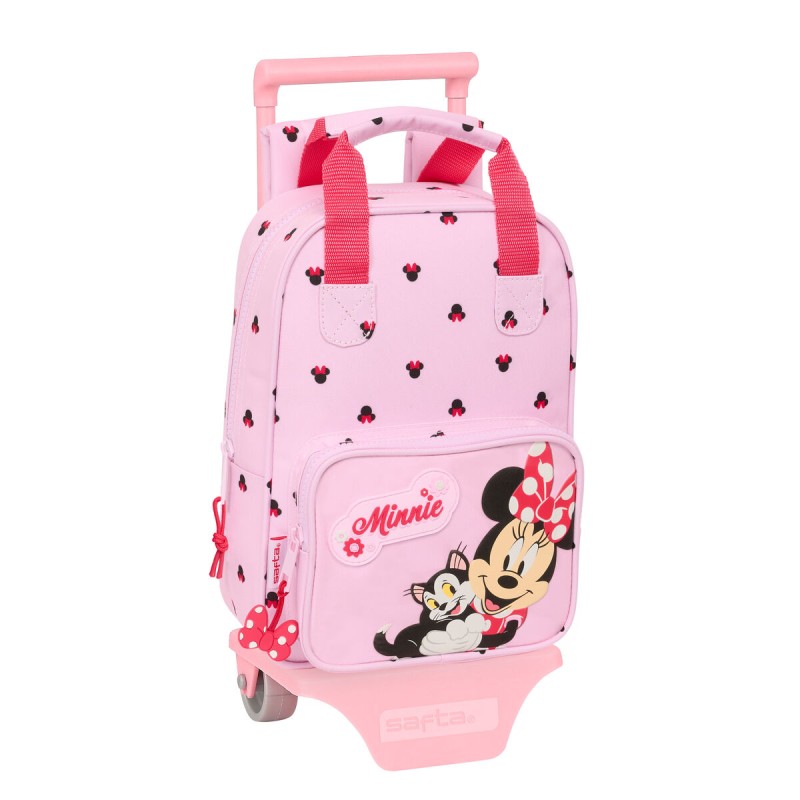 Trolley per la Scuola Minnie Mouse Naive Rosa 20 x 28 x 8 cm