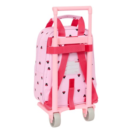 Trolley per la Scuola Minnie Mouse Naive Rosa 20 x 28 x 8 cm