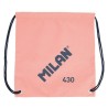 Zainetto con Cordini Milan Since 1918 Rosa 42 x 34 x 0,7 cm