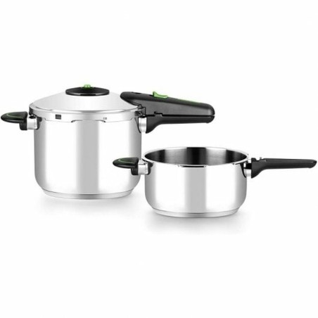 Pentola Express Monix M911005 4 L + 6 L Acciaio inossidabile 6 L 2 Pezzi