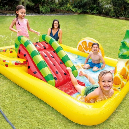 Piscina Gonfiabile per Bambini Intex 57158NP Frutta 244 x 191 x 91 cm Parco giochi