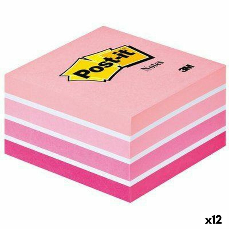 Block Notes Post-it 76 x 76 mm Rosa 450 fogli (12 Unità) Block Notes Post-it 76 x 76 mm Rosa 450 fogli (12 Unità)