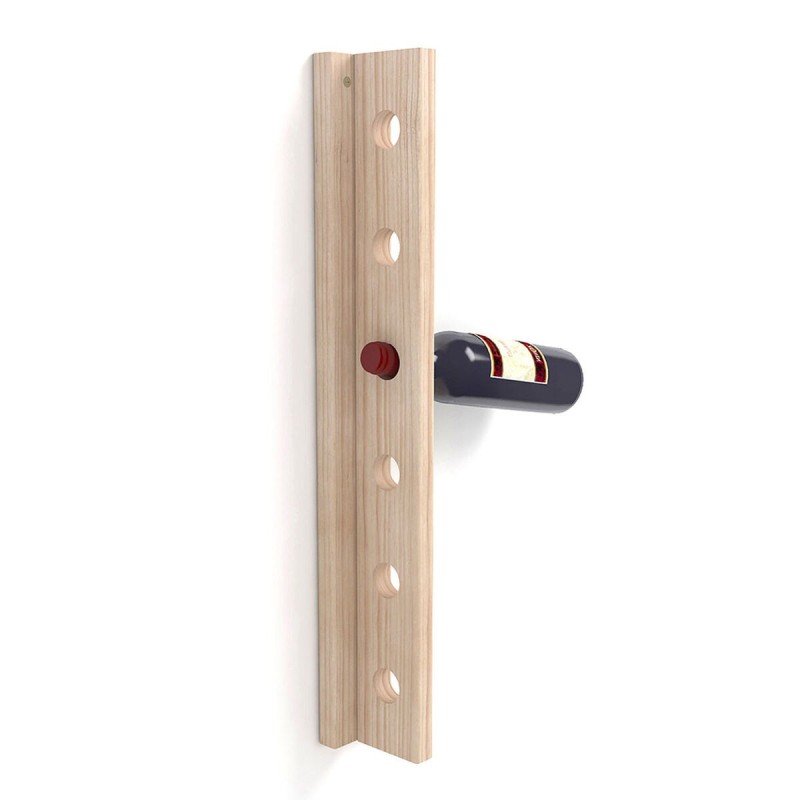 Portabottiglie Astigarraga T-6000 Da muro Marrone Naturale Legno Pino 7,5 x 9,5 x 60,5 cm Portabottiglie Astigarraga T-6000 Da muro Marrone Naturale Legno Pino 7,5 x 9,5 x 60,5 cm
