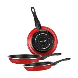 Set di padelle Fagor Rosso