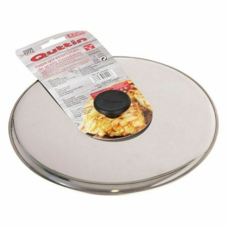 Coperchio per tortilla Quttin 144881 Ø 27 cm 27 x 27 x 3 cm Acciaio inossidabile (6 Unità)