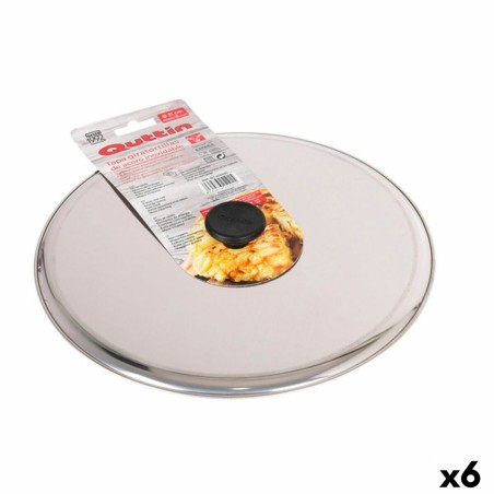 Coperchio per tortilla Quttin 144933 Ø 31 cm 31 x 31 x 4 cm Acciaio inossidabile (6 Unità)