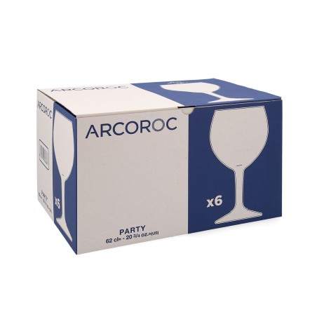 Set di Bicchieri Arcoroc Party 6 Unità Trasparente Vetro 620 ml