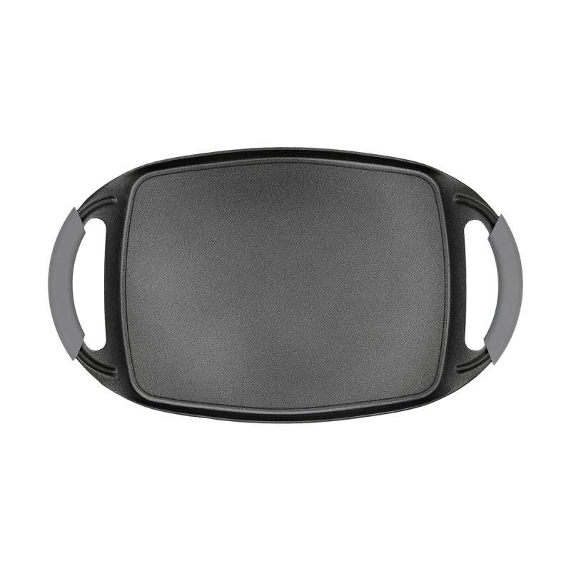 Griglia Quid Ebano Nero Metallo Silicone (47 x 29 cm) Griglia Quid Ebano Nero Metallo Silicone (47 x 29 cm)