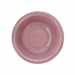 Insalatiera Quid Vita Peoni Ceramica Rosa (6 Unità) (Pack 6x)