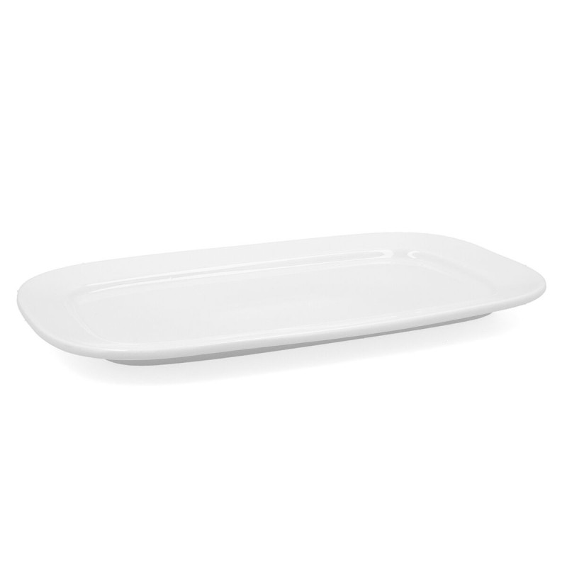 Teglia da Cucina Bidasoa Glacial Bianco Ceramica 36 x 21 cm (3 Unità) (Pack 3x) Teglia da Cucina Bidasoa Glacial Bianco Ceramica 36 x 21 cm (3 Unità) (Pack 3x)