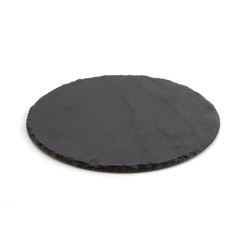 Vassoio di Ceramica Effetto Lavagna Quid Select Rotondo Nero (12 Unità) Vassoio di Ceramica Effetto Lavagna Quid Select Rotondo Nero (12 Unità)