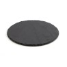 Vassoio di Ceramica Effetto Lavagna Quid Select Rotondo Nero (12 Unità)