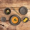 Piatto Fondo Bidasoa Gio Ceramica Grigio 19 cm (6 Unità)