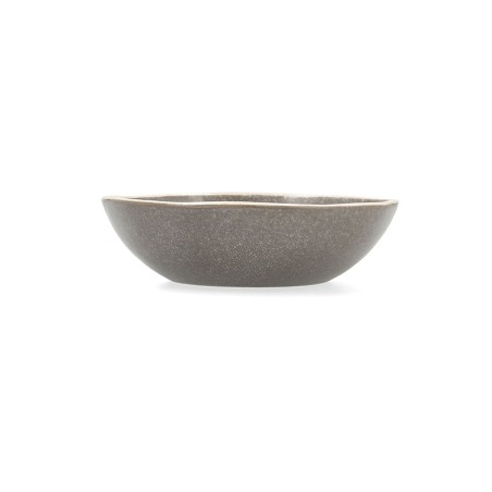 Piatto Fondo Bidasoa Gio Ceramica Grigio 19 cm (6 Unità)