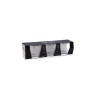 Set di Tazze da Caffè Quid Supreme Trasparente Vetro Acciaio 110 ml 3 Pezzi