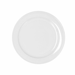 Piatto da pranzo Bidasoa Glacial Ala Estrch Bianco Ceramica (6 Unità) (Pack 6x)
