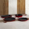 Griglia Bidasoa Ferro Fuso Rosso (25 cm)