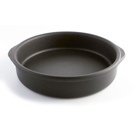 Teglia Quid Barro Lux Nero Ceramica Ø 22 cm (12 Unità)