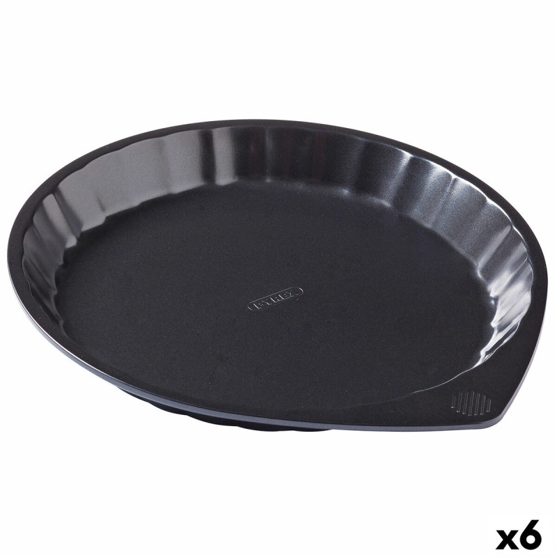 Stampo per Torte Pyrex Magic Nero Metallo Piano Rotondo Ø 30 cm 6 Unità Stampo per Torte Pyrex Magic Nero Metallo Piano Rotondo Ø 30 cm 6 Unità