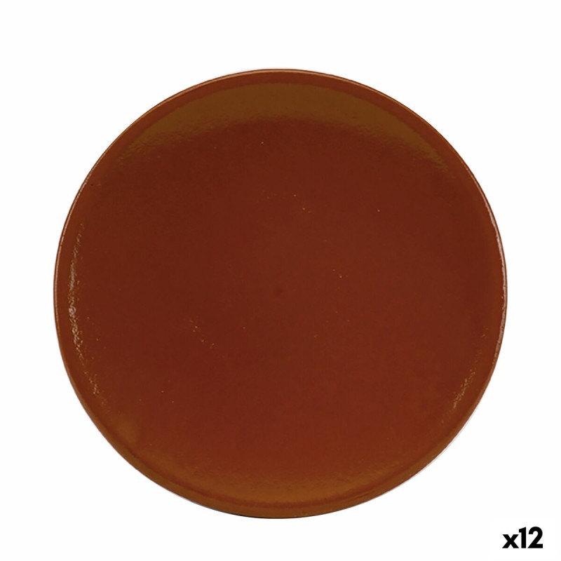 Vassoio Raimundo Barro Profesional Marrone Ceramica Argilla cotta Ø 22 cm Rifrattore (12 Unità) Vassoio Raimundo Barro Profesional Marrone Ceramica Argilla cotta Ø 22 cm Rifrattore (12 Unità)