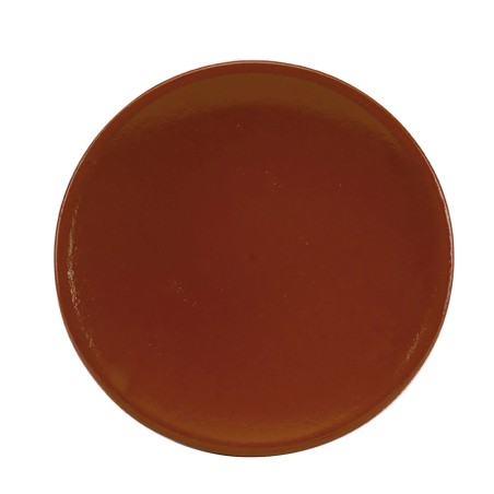 Vassoio Raimundo Barro Profesional Marrone Ceramica Argilla cotta Ø 28 cm Rifrattore (9 Unità)