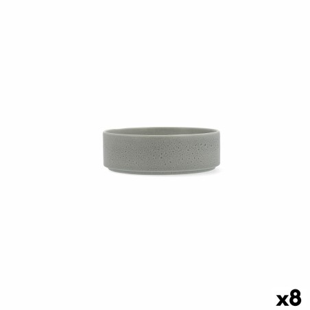 Set da Aperitivo Ariane Porous Verde Ceramica 16 cm (8 Unità)