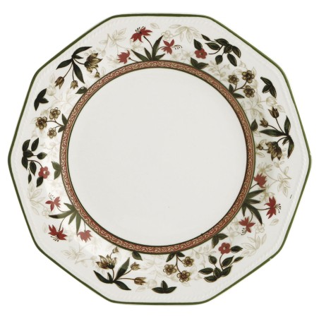 Piatto da pranzo Queen´s By Churchill Assam Floreale Ceramica servizio di piatti Ø 27 cm (6 Unità)