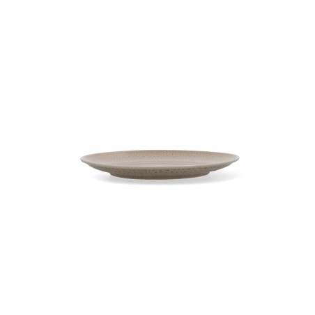 Piatto da pranzo Ariane Porous Beige Ceramica Ø 21 cm (12 Unità)