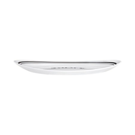 Piatto da pranzo Luminarc Friends Time Bistr Bianco/Nero Vetro Ø 30 cm Carne (12 Unità)