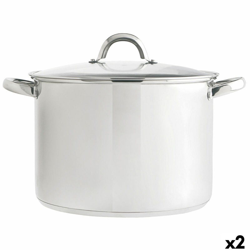 Casseruola con coperchio Quid Ottawa Ø 30 cm (2 Unità) Casseruola con coperchio Quid Ottawa Ø 30 cm (2 Unità)