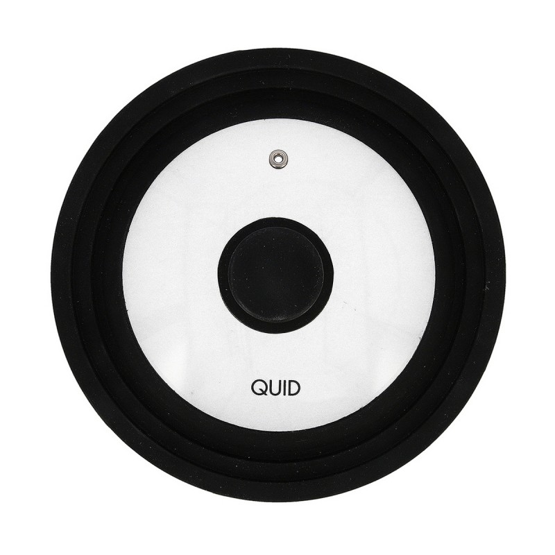 Coperchio per Pentola Quid Ebano Nero Vetro Ø 22 cm Coperchio per Pentola Quid Ebano Nero Vetro Ø 22 cm