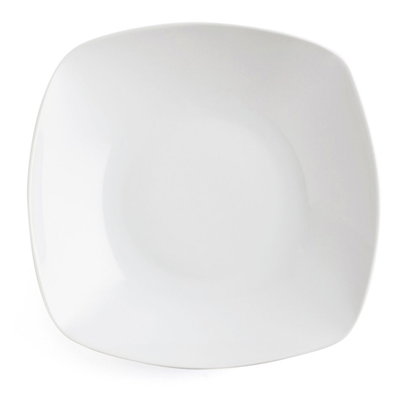 Piatto Fondo Quid Novo Vinci Ceramica Bianco (20,5 cm) (Pack 6x) Piatto Fondo Quid Novo Vinci Ceramica Bianco (20,5 cm) (Pack 6x)
