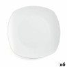 Piatto da pranzo Quid Novo Vinci Bianco Ceramica Ø 26,6 cm 26,6 cm (6 Unità) (Pack 6x)
