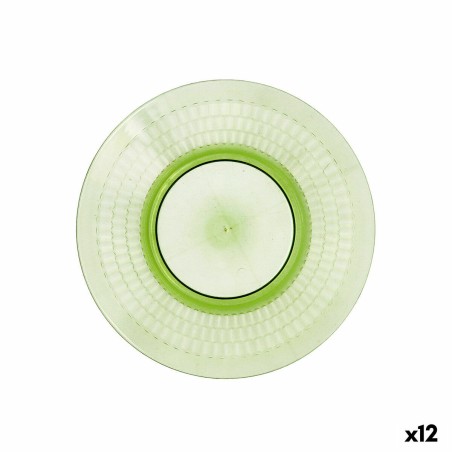 Piatto da Dolce Quid Viba Verde Plastica 20 cm (12 Unità)