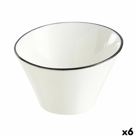 Ciotola per Aperitivi Arcoroc Appetizer Filet Bl Bicolore Ceramica 9,5 cm Aperitivo (6 Unità)