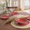Piatto da Dolce Quid Vita Ceramica Rosso (19 cm) (12 Unità)