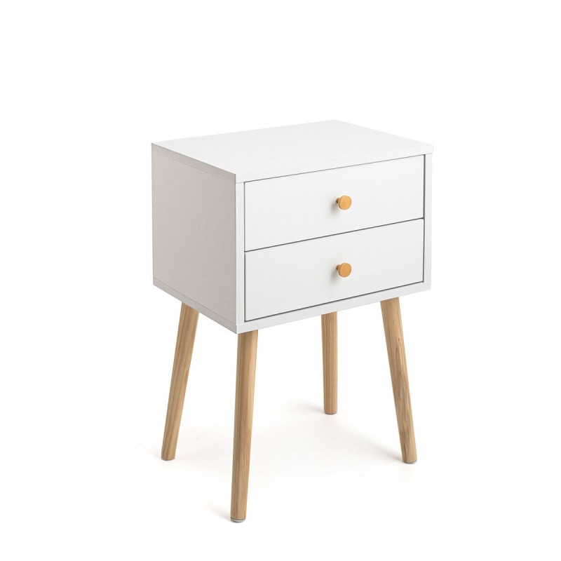 Comodino Vinthera Moa Bianco Plastica 40 x 30 x 62,5cm Comodino Vinthera Moa Bianco Plastica 40 x 30 x 62,5cm