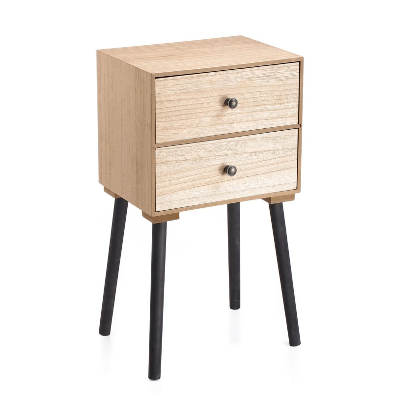 Comodino Vinthera Moa Naturale Metallo 35 x 26 x 65 cm Comodino Vinthera Moa Naturale Metallo 35 x 26 x 65 cm