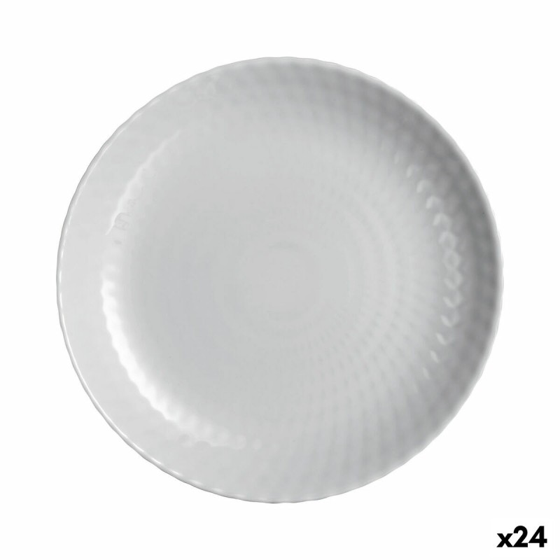Piatto da Dolce Luminarc Pampille Granit Grigio Vetro 19 cm (24 Unità) Piatto da Dolce Luminarc Pampille Granit Grigio Vetro 19 cm (24 Unità)