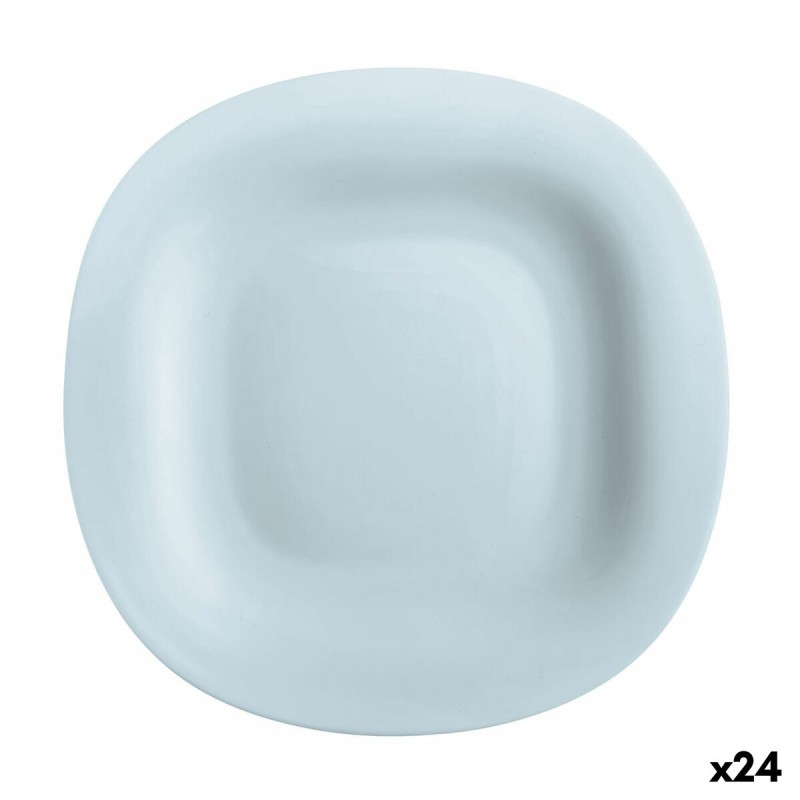 Piatto da pranzo Luminarc Carine Paradise Azzurro Vetro 27 cm (24 Unità) Piatto da pranzo Luminarc Carine Paradise Azzurro Vetro 27 cm (24 Unità)