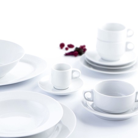 Tazza di caffè e tè Quid Basic Bianco 250 ml (12 Unità)