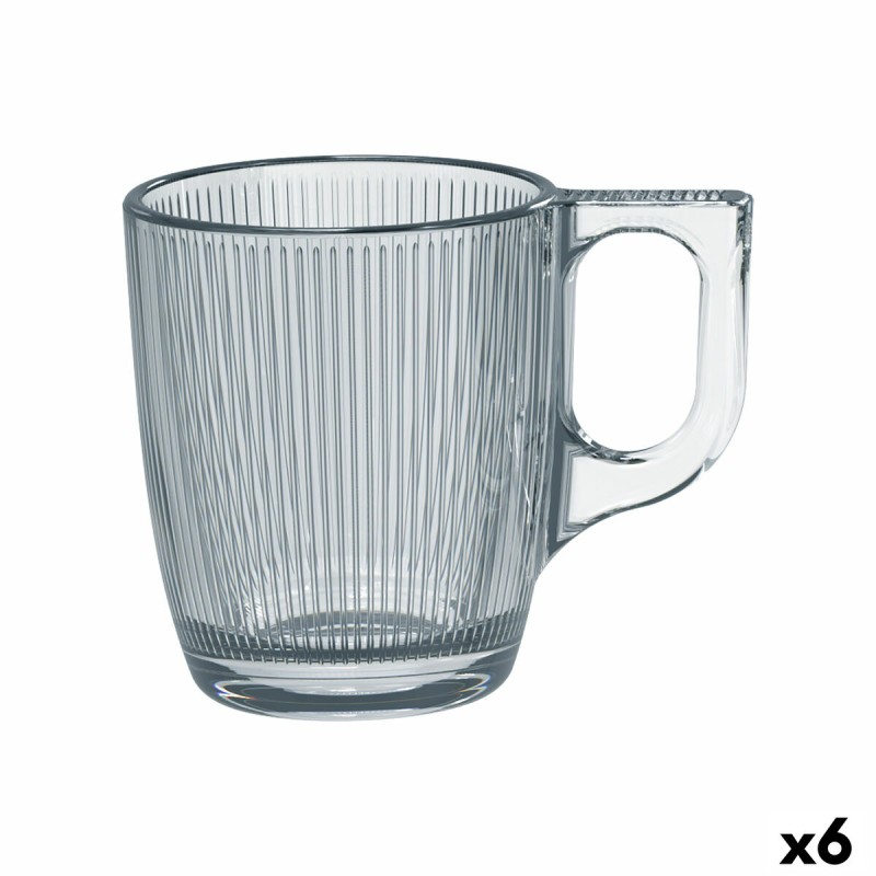 Tazza Luminarc Stripy Trasparente Vetro 90 ml (6 Unità) Tazza Luminarc Stripy Trasparente Vetro 90 ml (6 Unità)