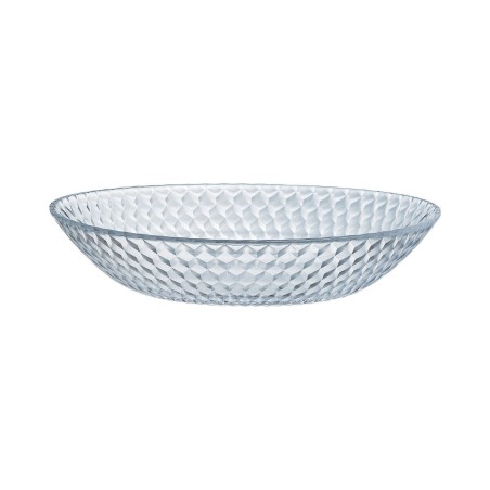 Piatto Fondo Luminarc Pampille Clear Trasparente Vetro (20 cm) (24 Unità)