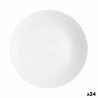 Piatto Fondo Luminarc Pampille Bianco Vetro (20 cm) (24 Unità)