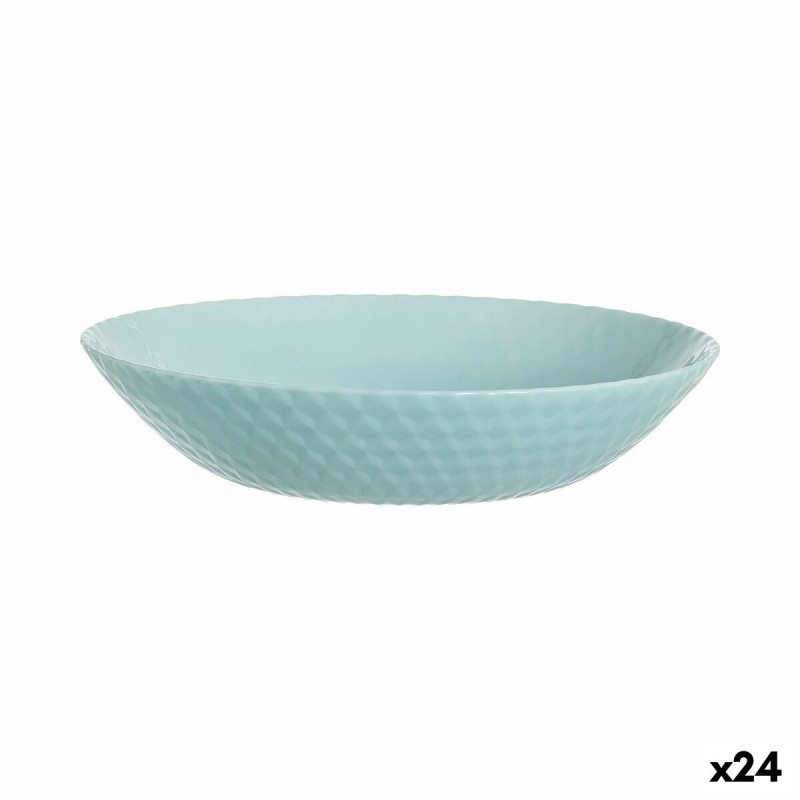 Piatto Fondo Luminarc Pampille Turchese Vetro (20 cm) (24 Unità) Piatto Fondo Luminarc Pampille Turchese Vetro (20 cm) (24 Unità)