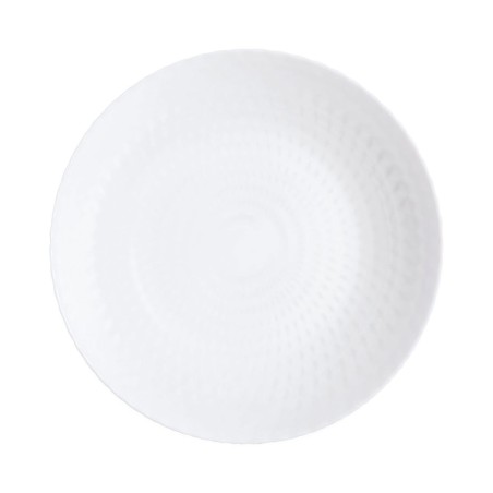 Piatto Fondo Luminarc Pampille Bianco Vetro (20 cm) (24 Unità)